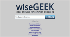 Desktop Screenshot of m.wisegeek.com